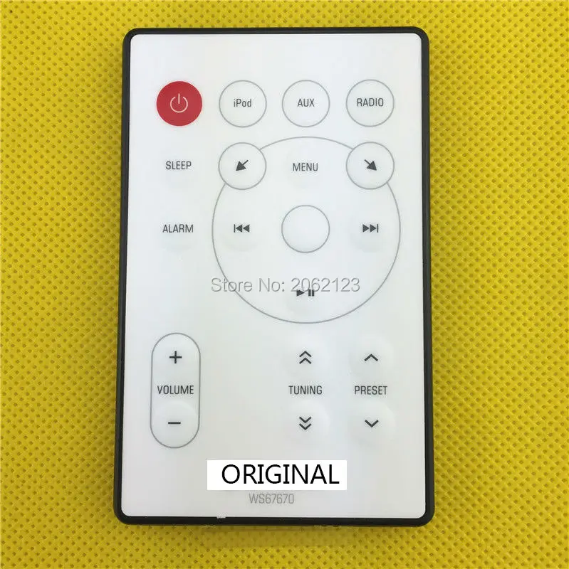 

[Original] Remote Control WS67670 for Yamaha Desktop Audio System Sound Speaker TSX-70 TSX-70BR CRX-040 MCR-140