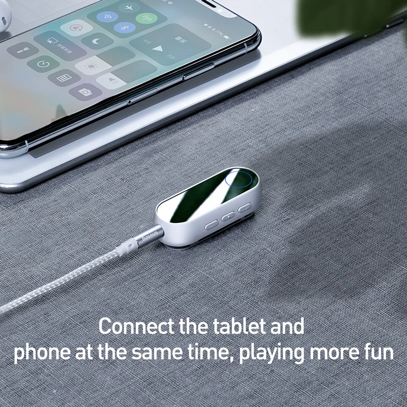 Baseus Bluetooth 5 0 Receiver For 3 5mm Jack Earphone Headphone Wireless Adapter 3 5 Jack Bluetooth Aux Audio Music Transmitter