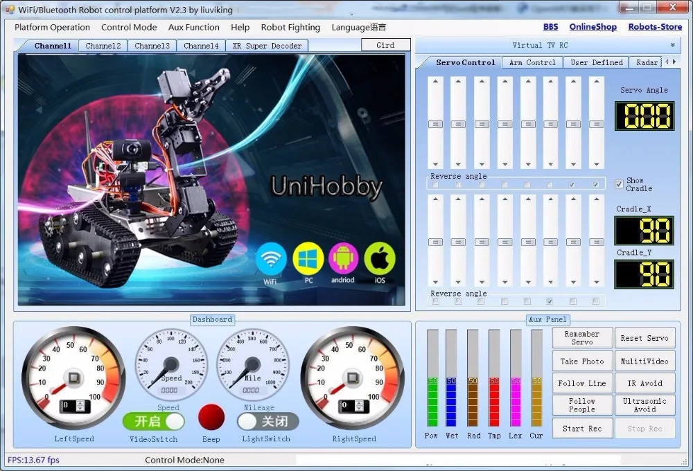 UniHobby DS беспроводной Wifi робот автомобильный комплект для Raspberry Pi 4WD робот шасси комплект(Raspberry Pi не включает