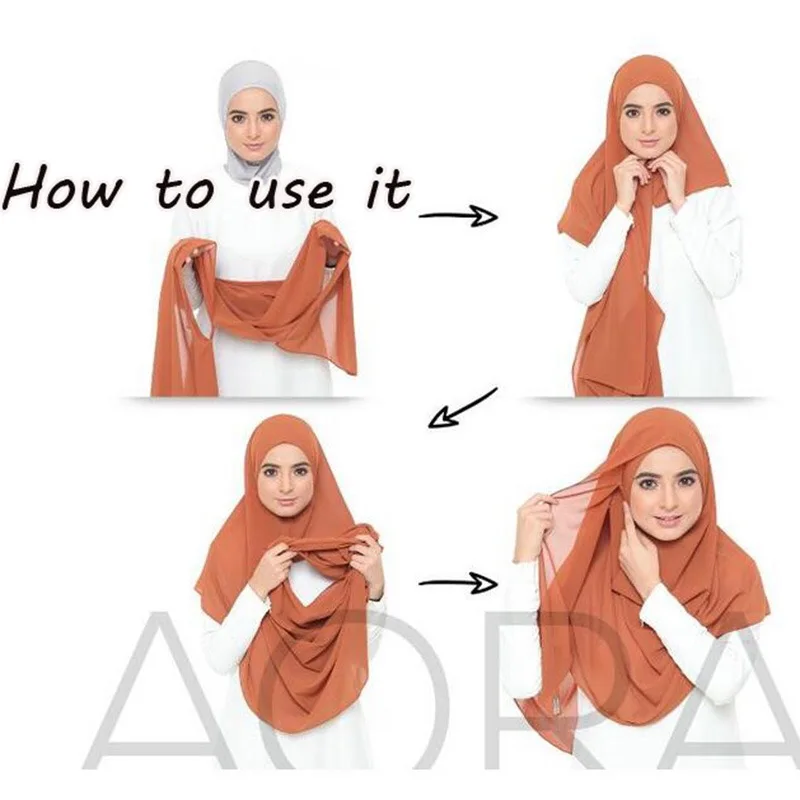 

Basic Jersey Instant Shawl Slip On Shawls Scarf Amira Hijab Elastic Muslim Head Cover 2 Face Scarves
