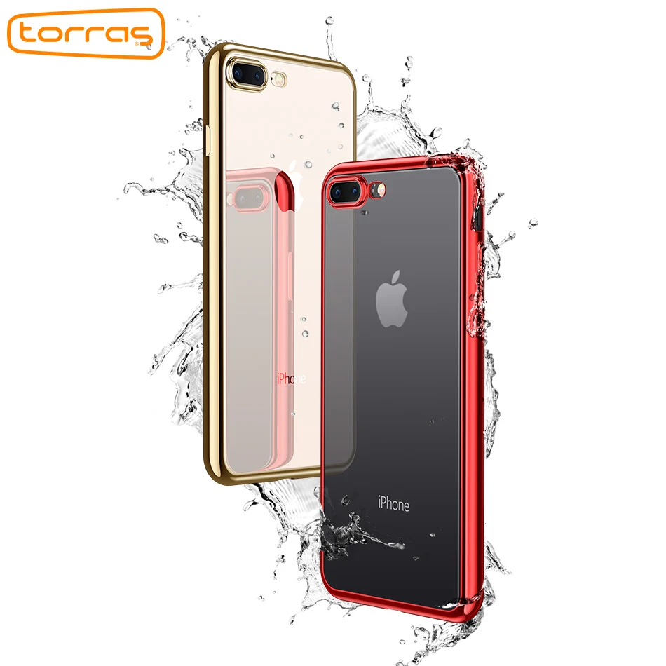 TORRAS luxury clear phone case for iphone 7 8 coque