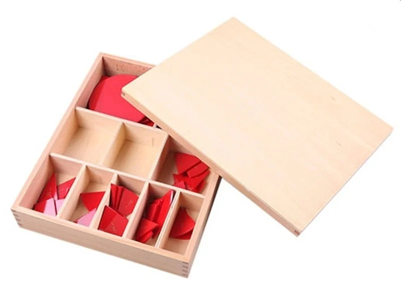 

New Wooden Baby Toys Montessori Wood Divide A Round Into 1-10 Parts Learning Educational Preschool Training Baby Gifts