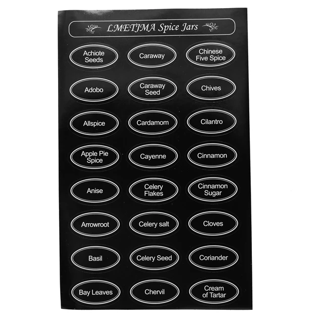 Barattoli Magnetici Per Spezie - 12 Pezzi Con Base A Parete E 120 Etichette | Acciaio Inox, Ermetici