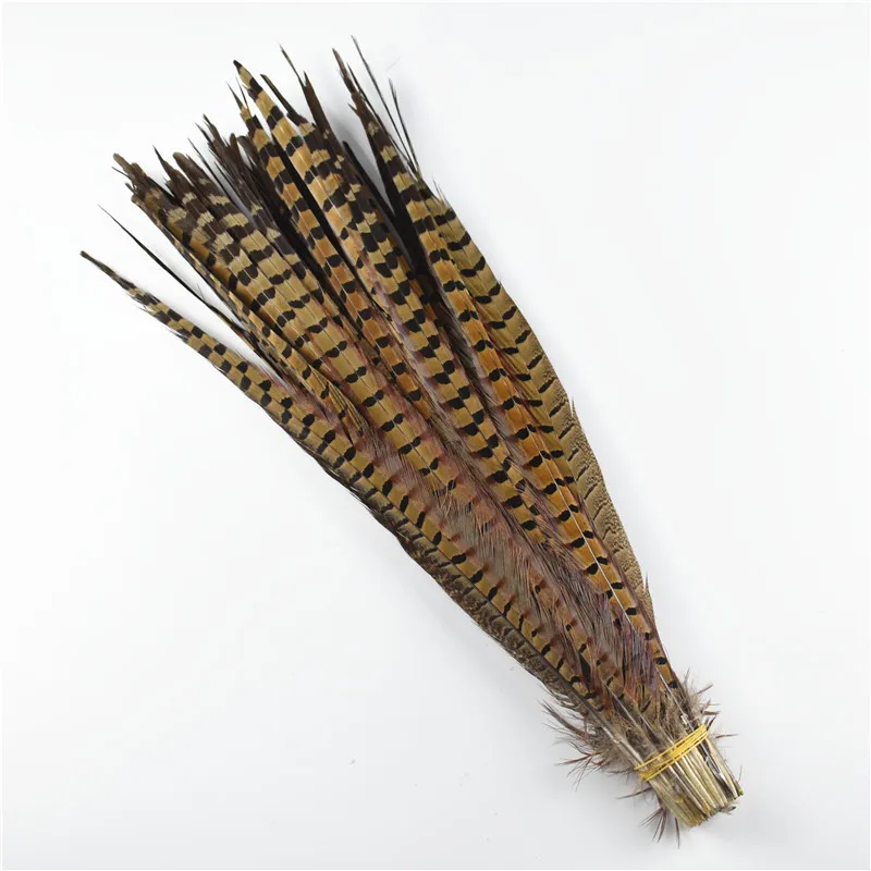 10-75 см 4-3" натуральные Колечки перья из хвоста фазана для рукоделия Свадебные украшения перья фазана карнавал