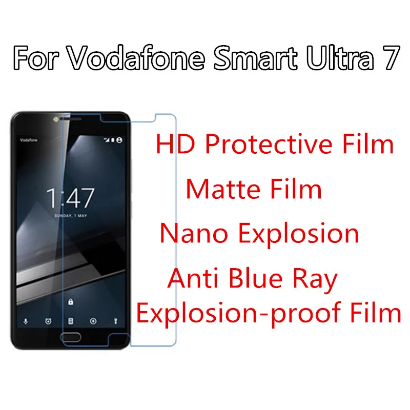 3pcs Look!For Vodafone Smart Ultra 7 Matte Film/Nano Explosion/Anti Blue Ray Explosion-proof/HD Ultra-thin Film Screen Protector |