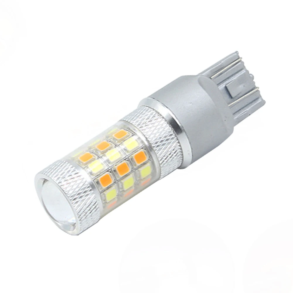 YSY двойной цвет 1157 Bay15d P21/5 Вт 3517 7443 8 Автомобильный светодиодный DRL стоп сигнал для
