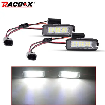 

LED License Plate Light Lamp Plug and Play 12V Car License Plate Light Car Retrofit Styling for Golf 4 5 6 7 Polo Passat Phaeton