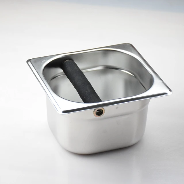 Best Offers High Quality Espresso Coffee Power Bucket Wooden knock box for coffee powder