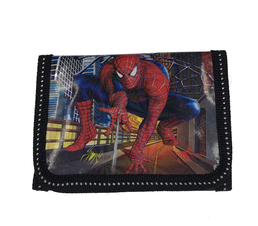 Fashion Cartoon Pokemon Spider Man Coin Purse Children Zip Change Purse