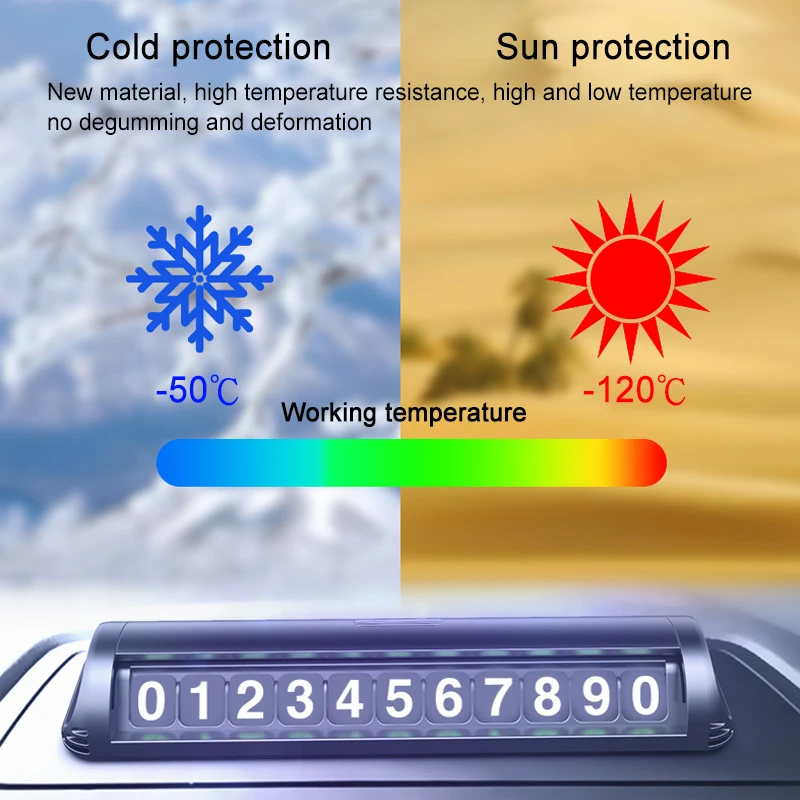 Автомобильный Стайлинг карточка с телефоном для временной парковки номерная карта пластина скрытый переключатель номер телефона автомобильный стикер стоп авто аксессуары