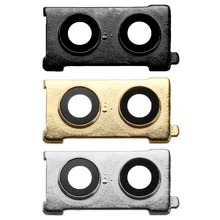 Телефон объектив камеры стеклянная задняя крышка с держатель для металлического каркаса запасные части для Xiaomi 6 Mi6 золото серебро черный