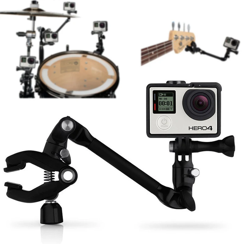 Musicjam Adjustable Music Braket Clip Mount For Guitar Musical Instruments For Gopro Hero 4 3 2 Sj5000 Xiaoyi Camera Accessories Camera Accessories Accessories Accessoriesclip Mount For Gopro Aliexpress