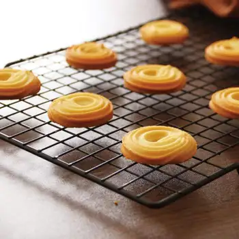 

Bread Cooling Rack Baking Cake Cold Rack Black Non-Stick Cold Drying Net Baking Tools