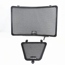 Для Ducati 848 1098 1198 черный алюминиевый радиатор Защитная крышка от жира