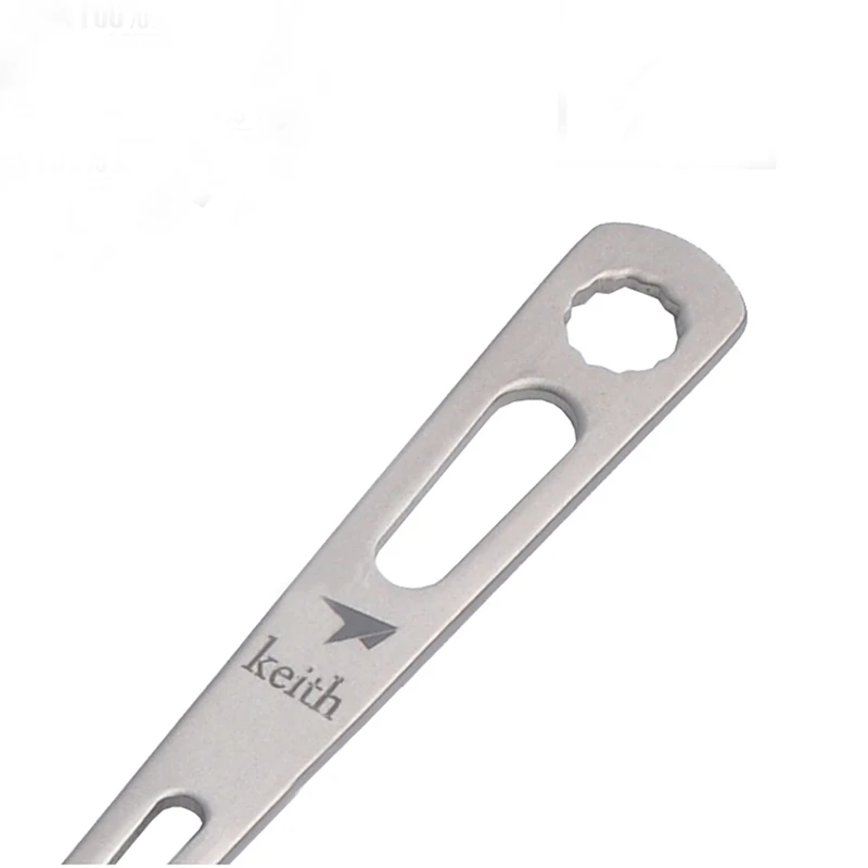 Keith exterior Vajilla tres piezas Utensilios de cocina kit Titanium cubiertos cuchillo Tenedores cuchara camping picnic portátil ligero 53g kt310