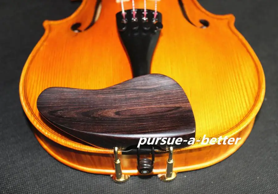 

new 1PCS-NEW-Natural-Color-EBONY-VIOLIN-CHINREST-Ear-shape-4-4-chin-rest