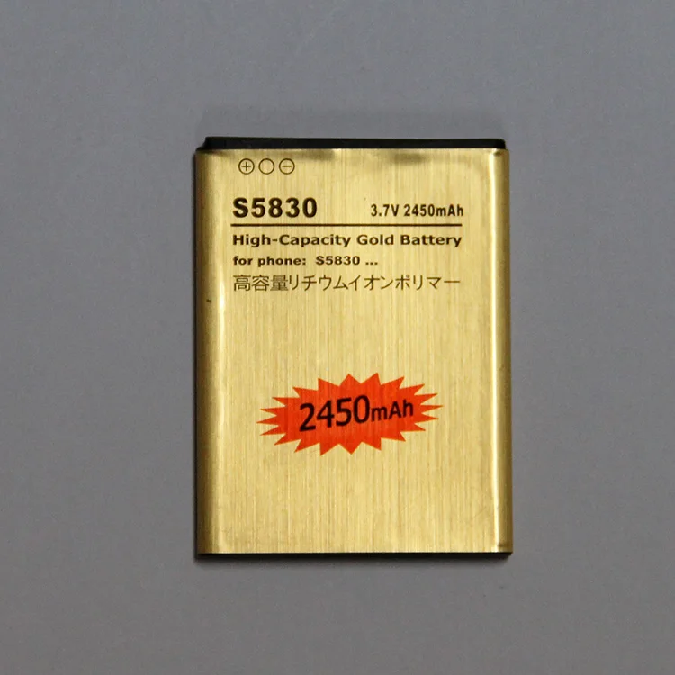 

High Capacity EB494358VU S5830 Battery for S5830 GT-S5830 S5830i i569 i579 s5670 battery