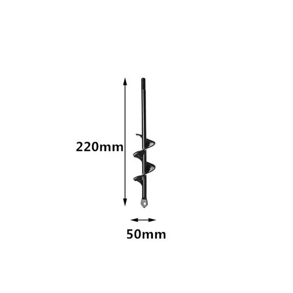 4 размера новые спиральные буровые головки для копания отверстий практичные садовые фермы Диббл ручной аэратор Буровая головка для