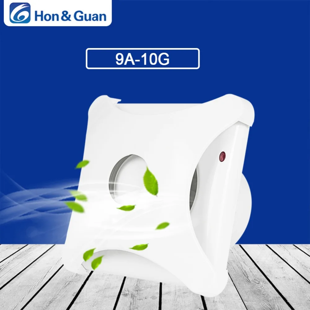 

Hon&Guan 110V~240V 14W Home Ventilation Exhaust Fan Wall Mount Low Noise Home Bathroom Kitchen Air Vent Ventilation Fans