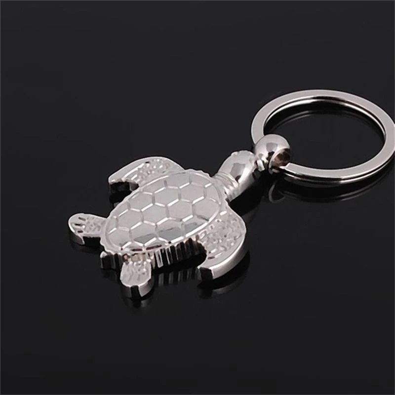 1Pcs 3D Sea Turtle Pendant Key Chain Classic Keyring Keychain Creative