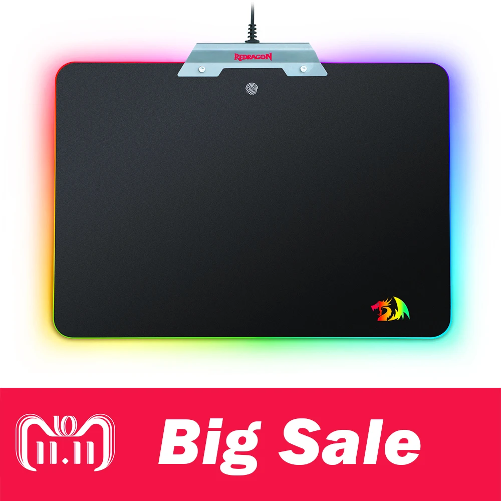 Big Sale Redragon P011 Orion Chroma Rgb Mousepad Colorful Led