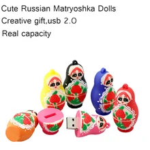 Русская кукла, Детская модель, Usb 2,0, 4 ГБ, 8 ГБ, 16 ГБ, USB флеш-накопитель, флеш-карта памяти, Usb, креативный флеш-накопитель, флешка