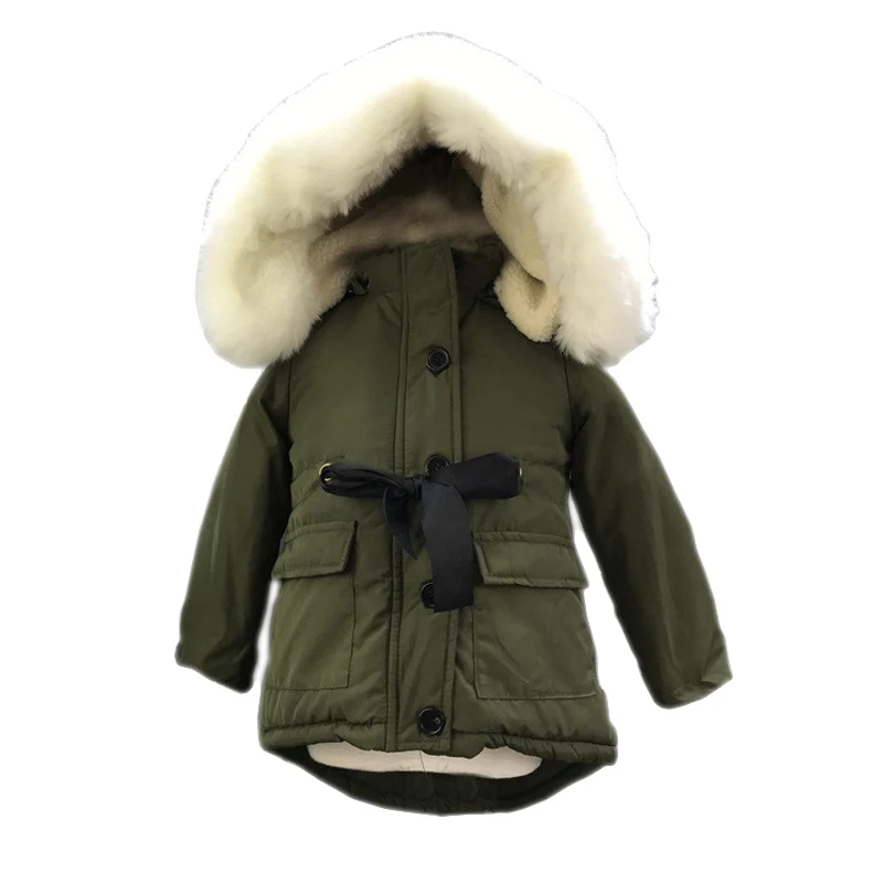 

Winter Baby Coats Kids Clothes Thick Cotton Children's Jacket Hooded Warm Outerwear for Babies Fashion Girls Coat Boys Outfits
