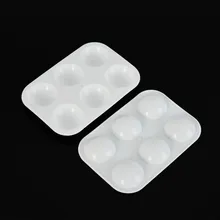 12 шт./компл. белая пластиковая палитра лоток для краски для масло белый Палетка для рисования рисование детей школьный подарок товары для рукоделия