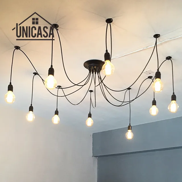 6 8 10 Vintage Large Pendant Lights Black Kitchen Island Bar Hotel 6 8 10 Vintage Large Pendant Lights Black Kitchen Island Bar Hotel Lighting Fixtures