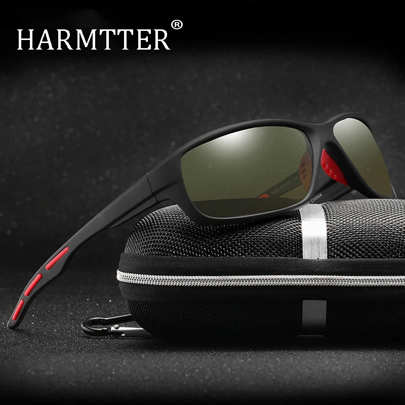 

Luxury Brand Design driving men Polarized sunglasses sport Gafas Mirror oculos UV400 H2O blue Red black Goggles male