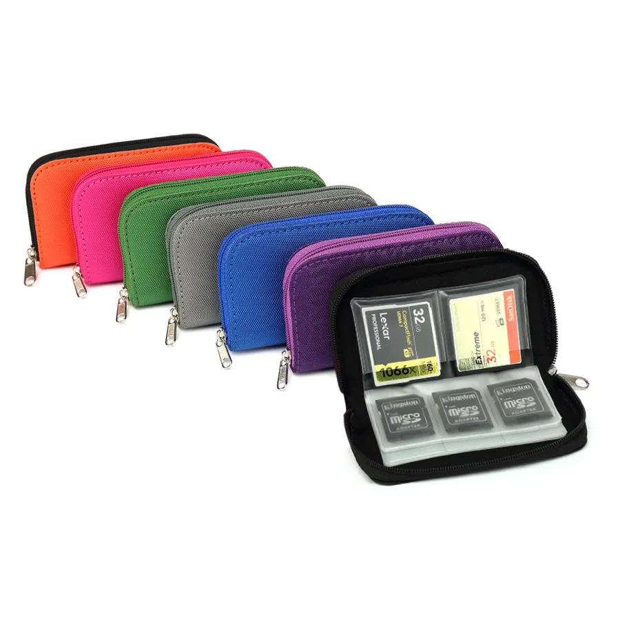 Купить Акция! SD SDHC MMC CF карта Micro SD карта памяти сумка для переноски сумка коробка держатель защитного кожуха кошелек