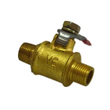 5 шт./лот Лидер продаж 1/" Двойной Мужской шариковый клапан с наружной резьбой, латунный шаровой клапан, медь клапан