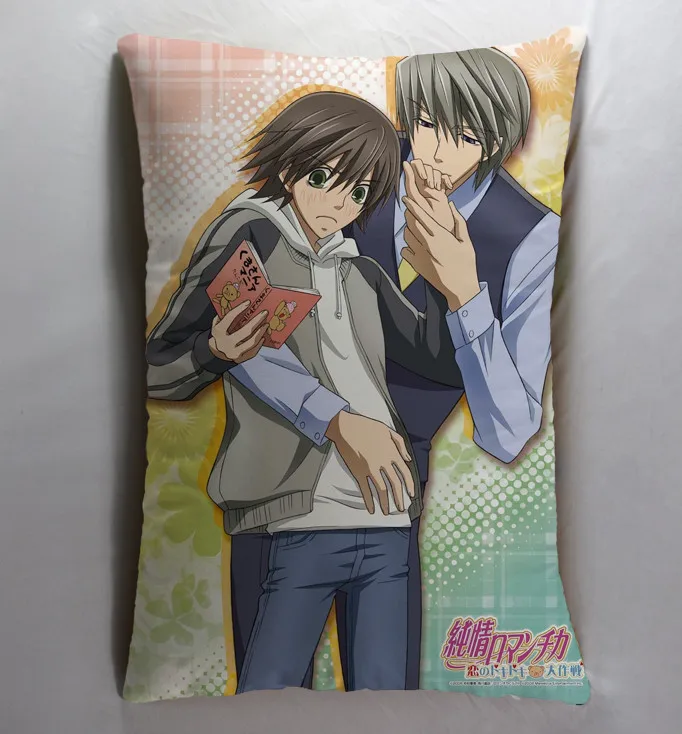 Аниме Манга junjou romantica 40*60 см наволочка для подушки сиденья постельные принадлежности Подушка 001 аккумулятор большой емкости - Цвет: Зеленый