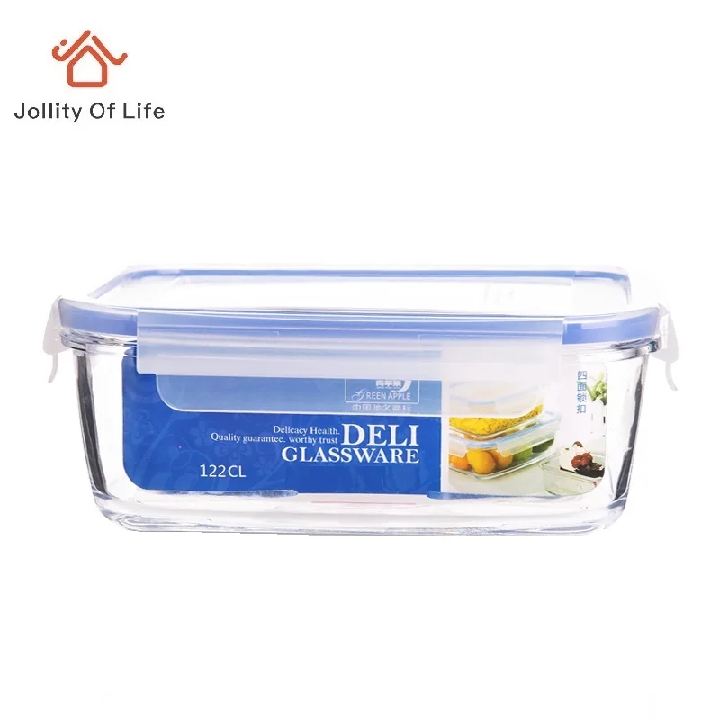 Tempered Glass lunch Box Microwave oven lunch boxes Glass bowl storage