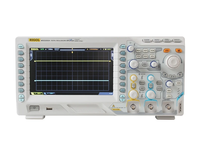 2 Channels Bandwidth 200 Mhz Rigol MSO2202A
