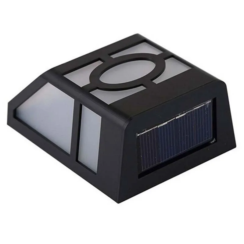 Solares à Prova Lâmpadas de Luz Iluminação do Jardim ao ar Latern Água Levou Parede Livre Quintal Caminho Cerca Lâmpada Luz Quente 4 Pcs d' 8 4 pcs Latern Solares À Prova D'