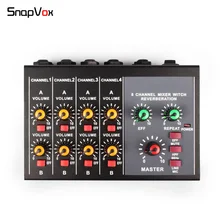 8 каналов Гитара Бас пианино Areophone ветер синтезатор музыкальный инструмент микшерный пульт аудио микшер звук настольная ступица Combiner