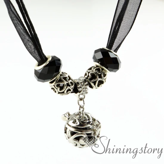 

openwork organza necklaces diffuser pendants wholesale essential oil diffuser necklace essential oil pendant diffuser natural