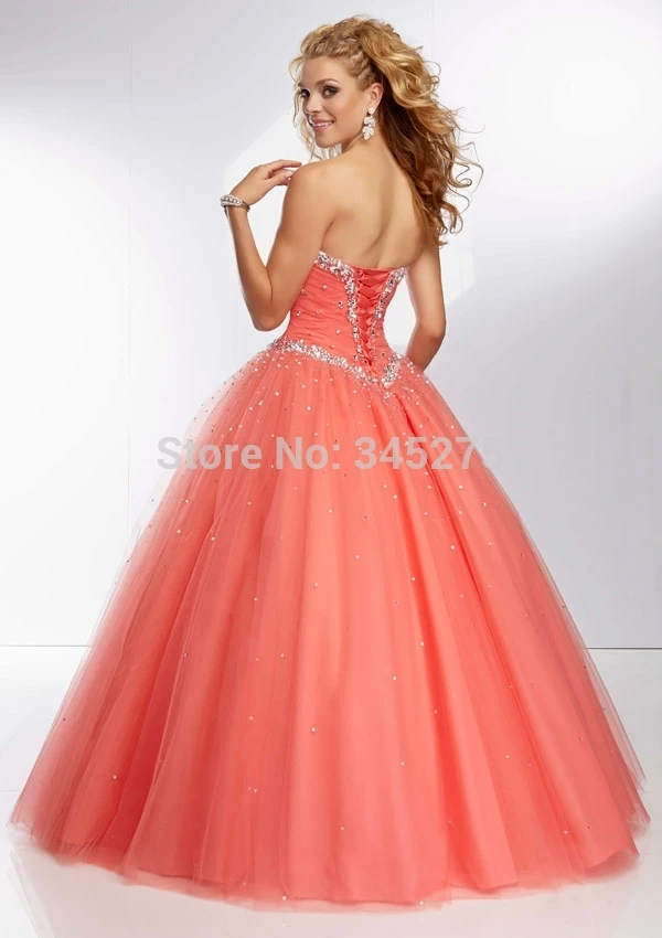 coral Taffeta Navy Quinceanera Dresses.jpg