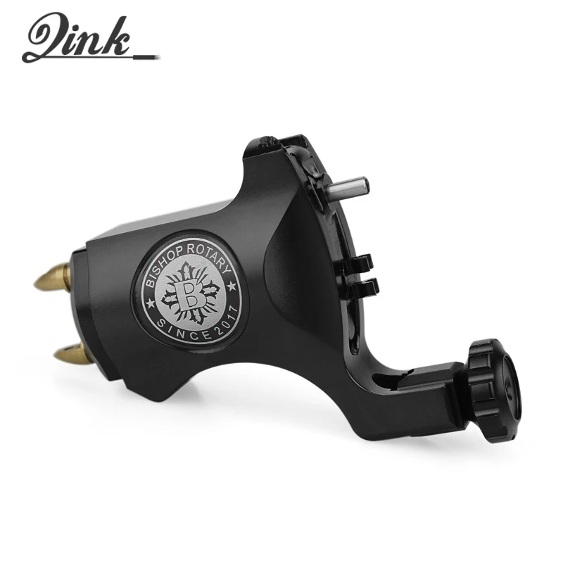 QINK Tattoo Machine Rotary Bishop Style With Clip Cord Connector Aluminum Alloy Tattoo Gun Shader liner Wholesale Tattoo Supply