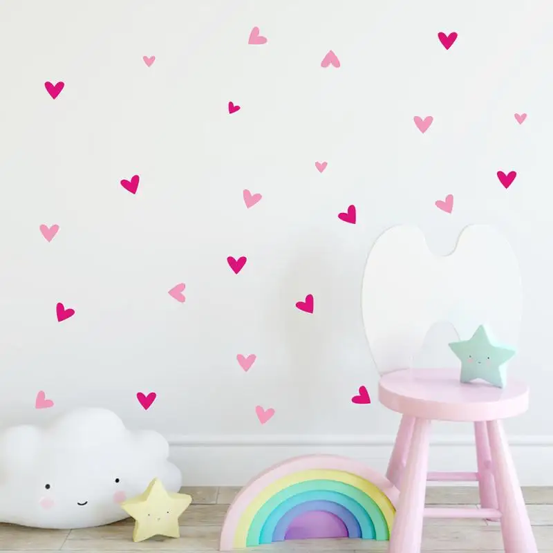 

2018 22PCS Love Heart Home Decor Wall Sticker Decal Bedroom Vinyl Art Mural Modern wall stickers home decor living room 2sw0808