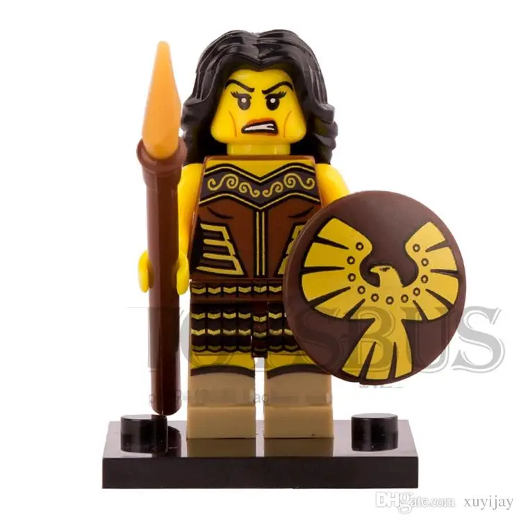 

Single Sale Gladiatus Series 10 10 WARRIOR WOMAN Roman Commander Minifig Assemble Model DIY Building Blocks Kids Toys Gifts