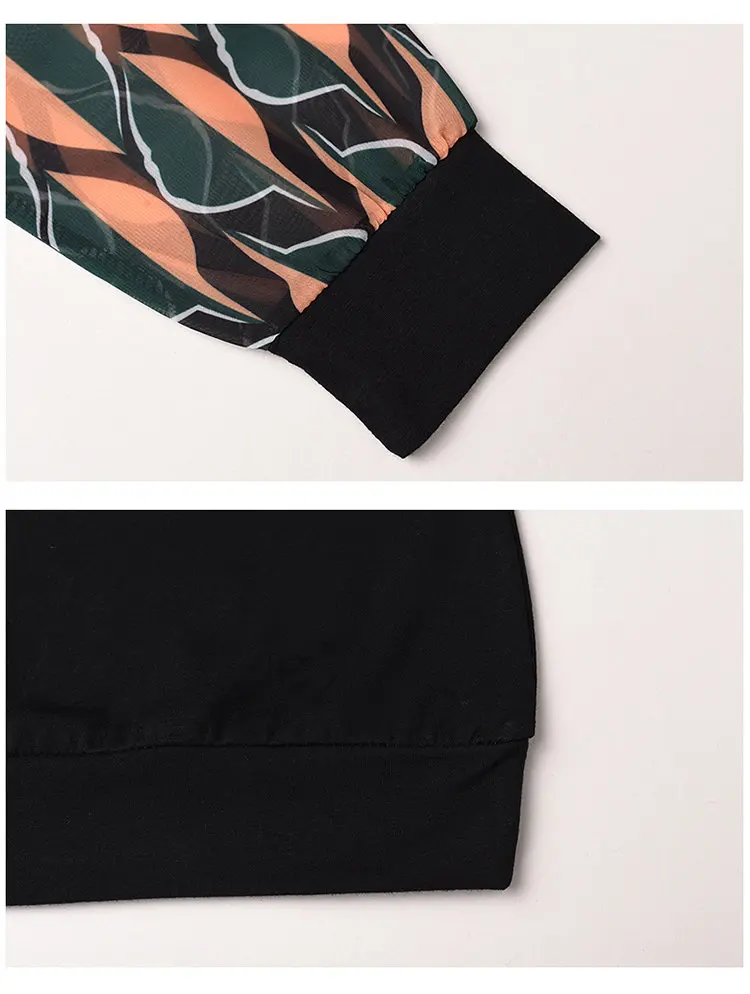 2019 Fall Patchwork Blouse Women Tops Plus Size Print Shirts Femme Tops Casual Ladies Shirts Bow Long Sleeve Blusas Mujer (14)