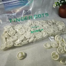 100 шт./лот одноразовые гигиенические латекс палец кроватки бровей, вышивка татуировки аксессуары