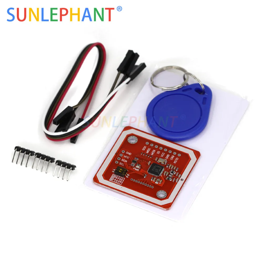 

1Set PN532 NFC RFID Wireless Module V3 User Kits Reader Writer Mode IC S50 Card PCB I2C IIC SPI HSU for DIY KIT