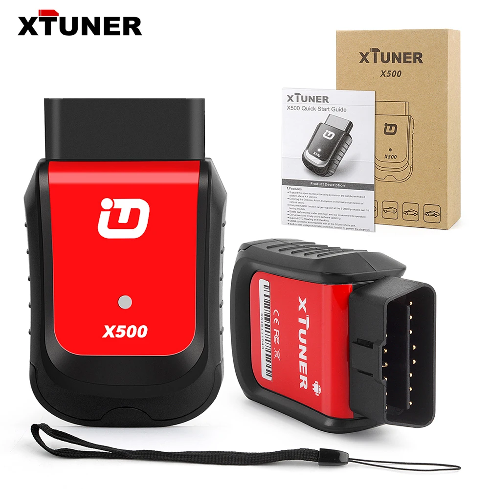 Автомобильный сканер xтюнер X500 OBDII Bluetooth Android для BMS ABS EPB TPMS DPF Сброс масляного
