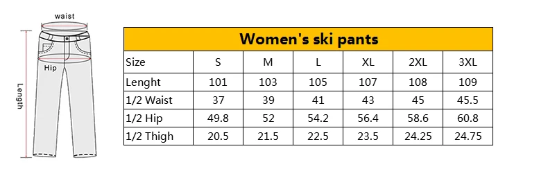 Зимние лыжные брюки для женщин, водонепроницаемые лыжные брюки, женские зимние лыжные брюки, женские зимние лыжные брюки, новинка