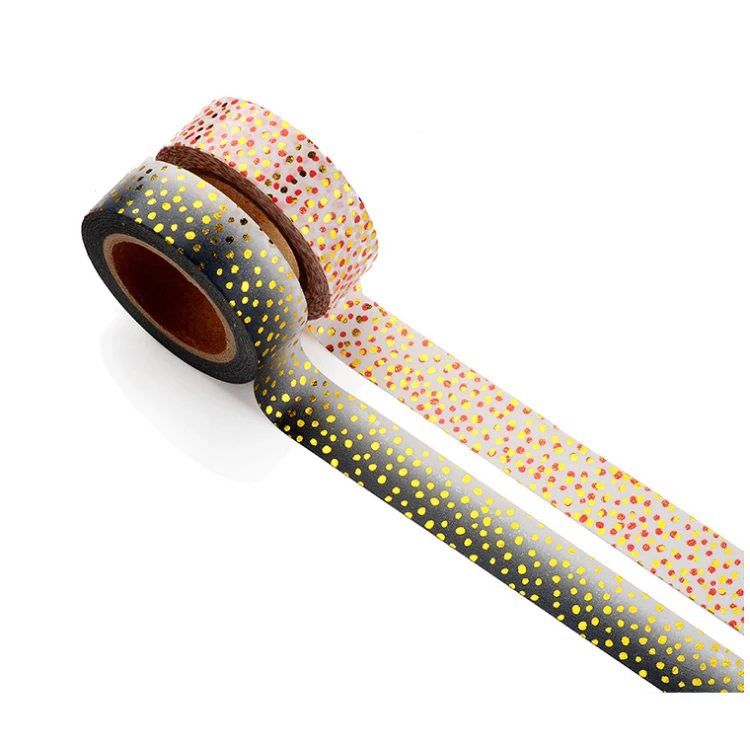 

New Foil Washi Tape Office Adhesive Scrapbooking Tools Kawaii For Photo Album Cute Decorative Christmas Craft Gift Paper 10M