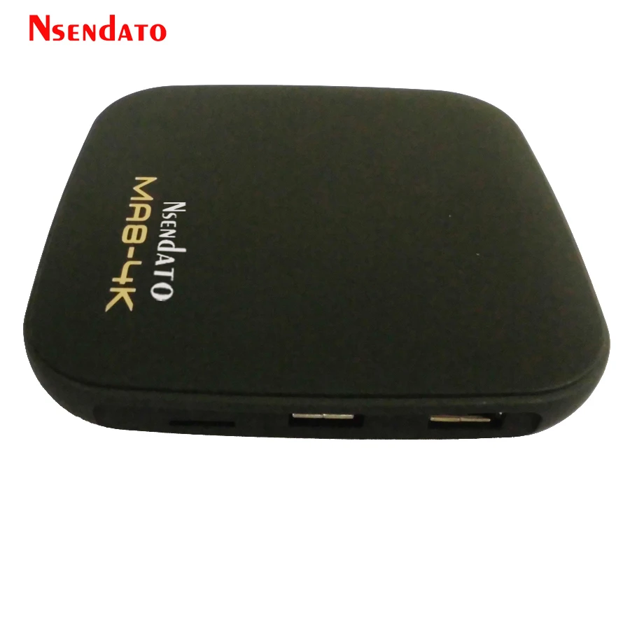 Nsendato MA8-4K Rockchip RK3229 Android 5,1 Smart tv Box 1 ГБ 8 ГБ четырехъядерный wifi HDMI HEVC 4 K* 2 K HD телеприставки 3D медиаплеер