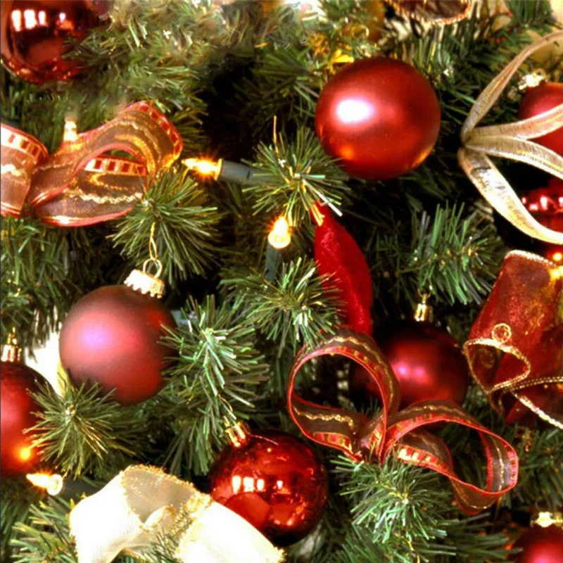 6pcs 5cm Christmas Decoration Plastic Christmas Ball Xmas Tree Ball